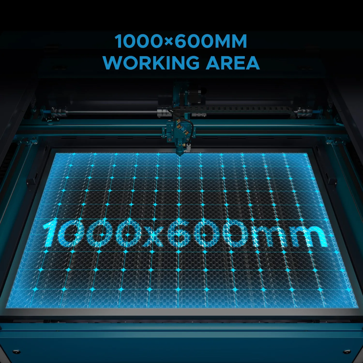 100W CO2 Laser Cutter and Engraver with 1000x600mm Engraving Area with Auto Focus| PRONTO 45