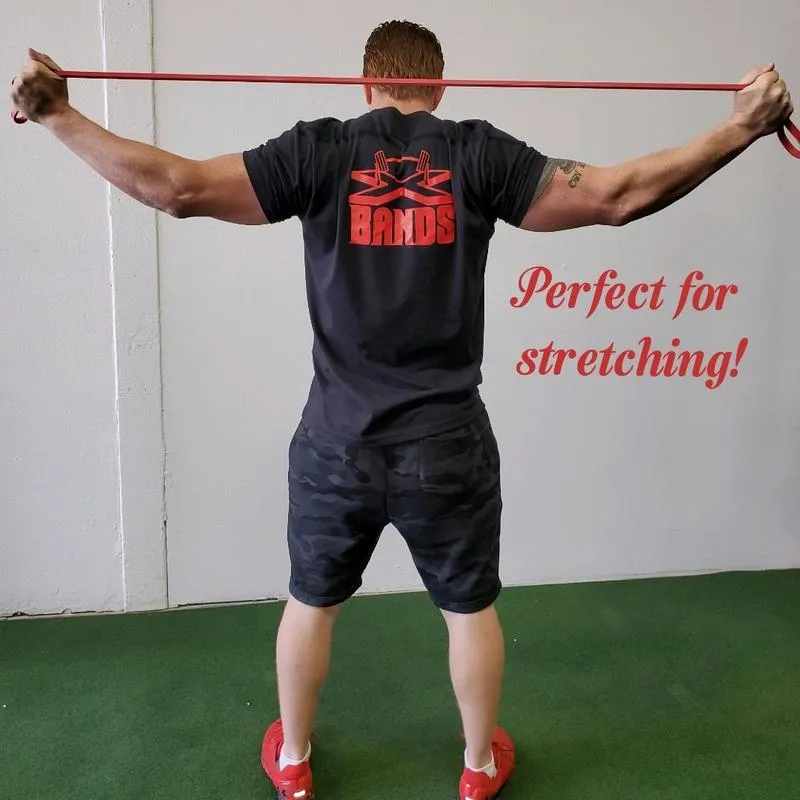 1/2" Wide Red 30lb Resistance Loop Workout Band - Good for stretching or upper body exercises