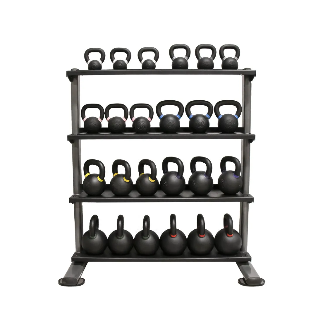 4 Tier Vertical Kettlebell Tray Rack