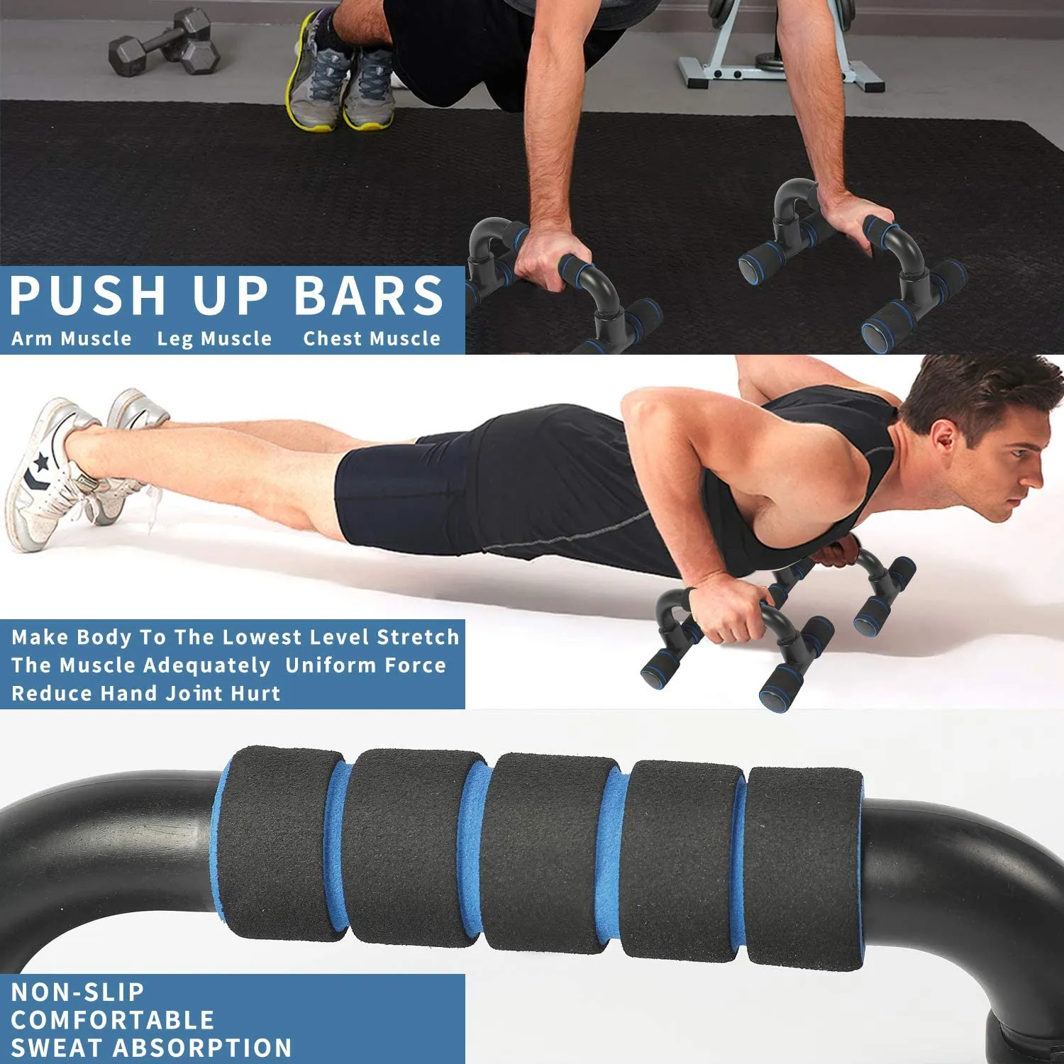 5-IN-1 Ab Roller Push UP Home Gym Workout Set