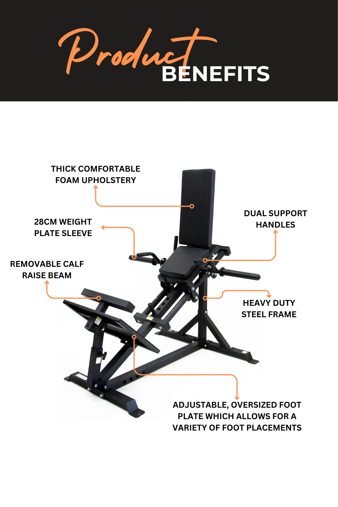 Body Iron Compact Leg Press & Calf Raise Machine