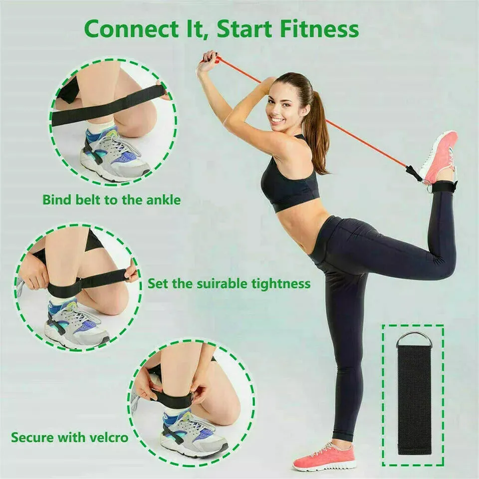 Brand New Resistance Exercise Bands Workout Yoga Fitness CrossFit Training Home