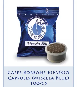 Caffe Borbone Espresso Capsules (Miscela Blue) 100/CS