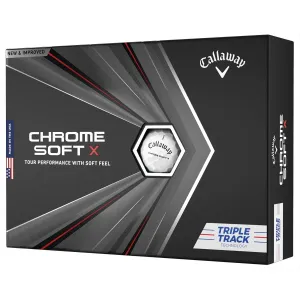 Callaway Chrome Soft X Triple Track Golf Balls - Dozen