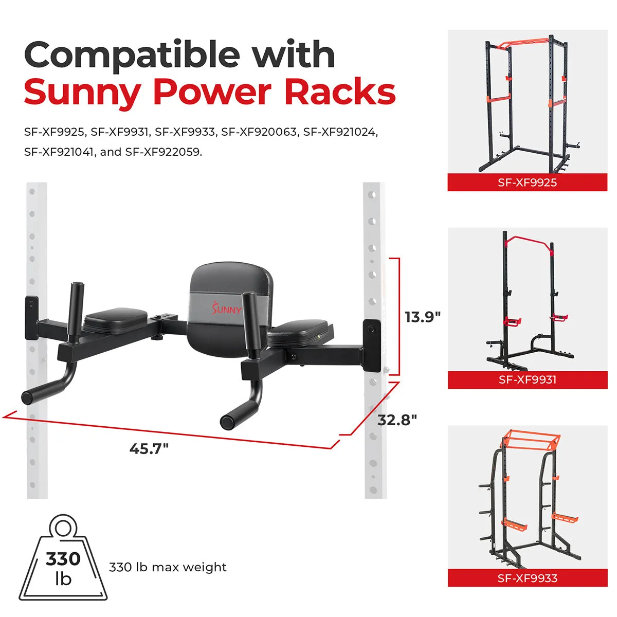 Adjustable Captains Chair Attachment for Power Rack – Versatile Core and Leg Trainer