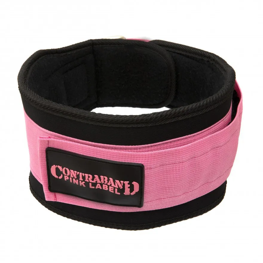 Contraband Pink Label 4047 Womens 5in Foam Padded Weight Lifting Belt