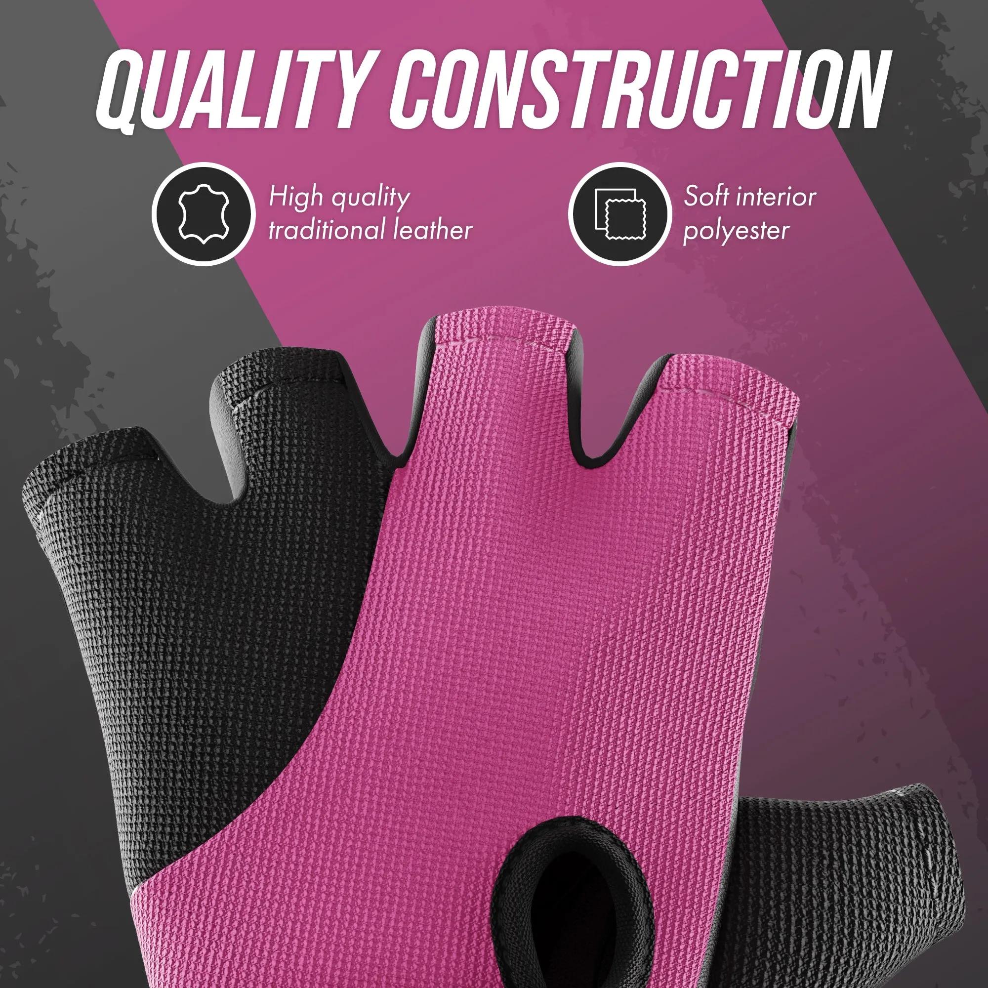 Contraband Pink Label 5057 Womens Basic Lifting Gloves (Pair)