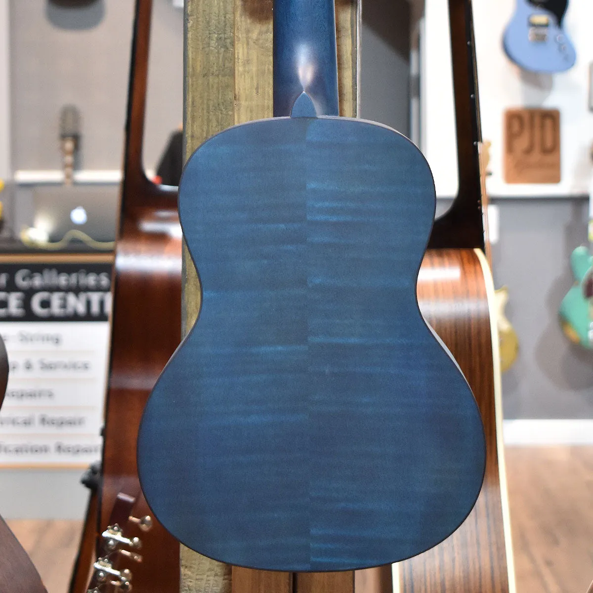 Cordoba 15CFM Concert Flamed Mahogany Sapphire Blue Ukulele