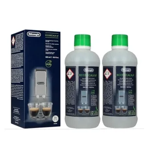 DeLonghi Ecodecalk Descaling Liquid- 500ml- twin pack