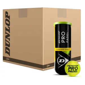 Dunlop Pro Padel Balls - 6 Dozen