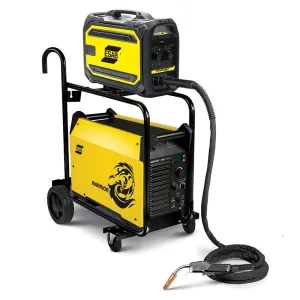 Esab Warrior 400i CC/CV with Robust Feed Pro Wire Feeder