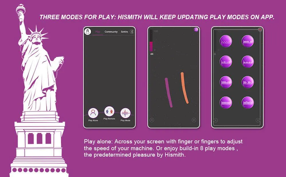 HiSmith - Gold Premium Sex Machine (Remote and App)