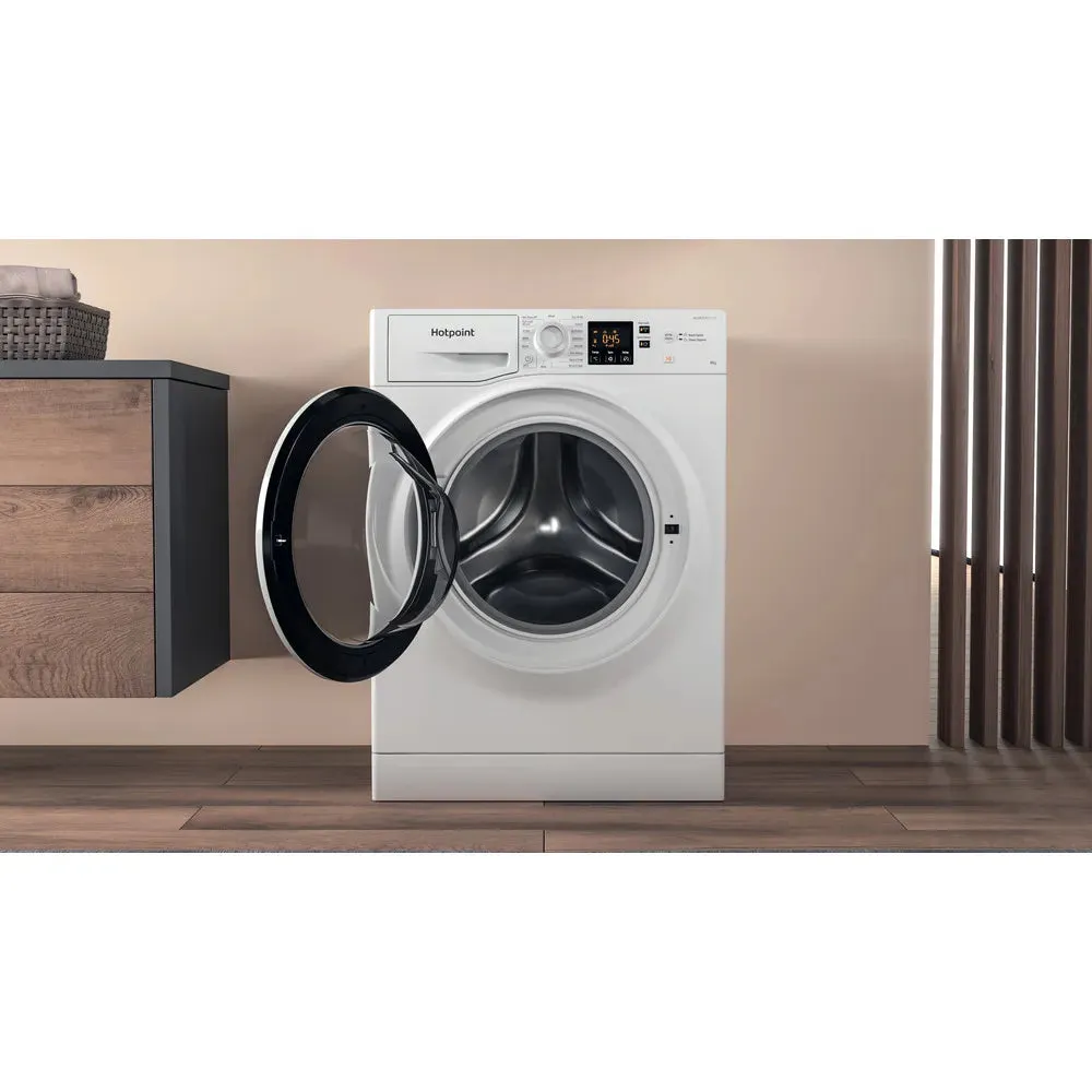 Hotpoint NSWM864CWUKN 8Kg 1600 Spin Washing Machine White