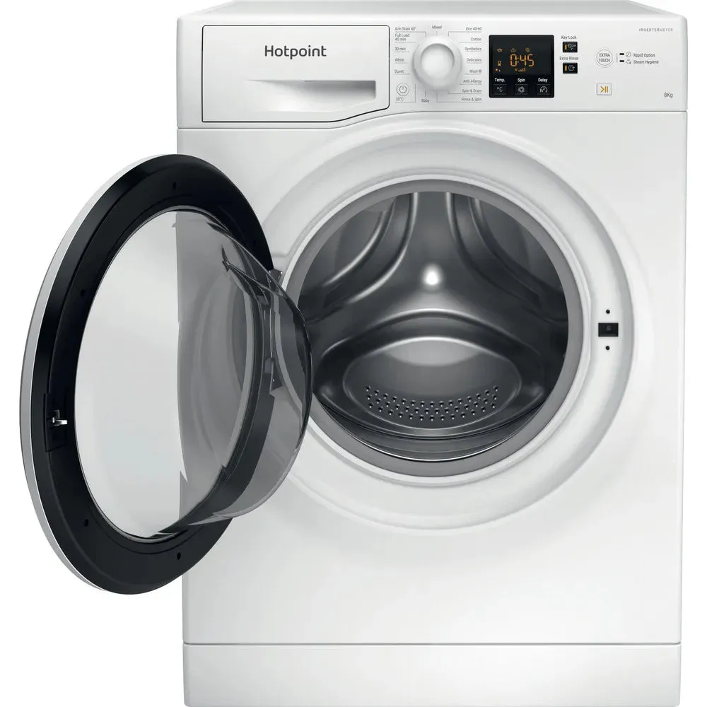 Hotpoint NSWM864CWUKN 8Kg 1600 Spin Washing Machine White