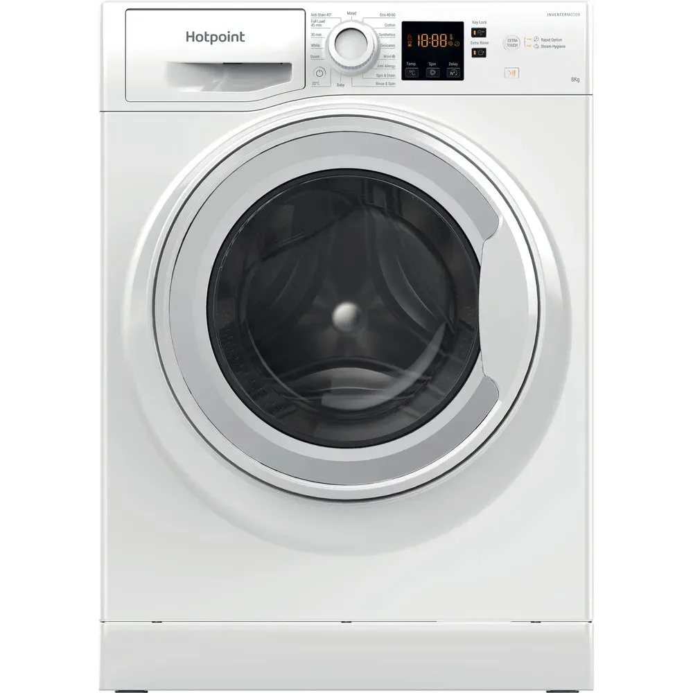 Hotpoint NSWM864CWUKN 8Kg 1600 Spin Washing Machine White