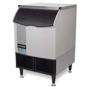 Ice-O-Matic (ICEU150HA) 24" Wide ICE Series™ Cube Undercounter Ice Maker featuring Bin and One Solid Flip Top Door - 185 Lb Per Day Production with Water Filtration System