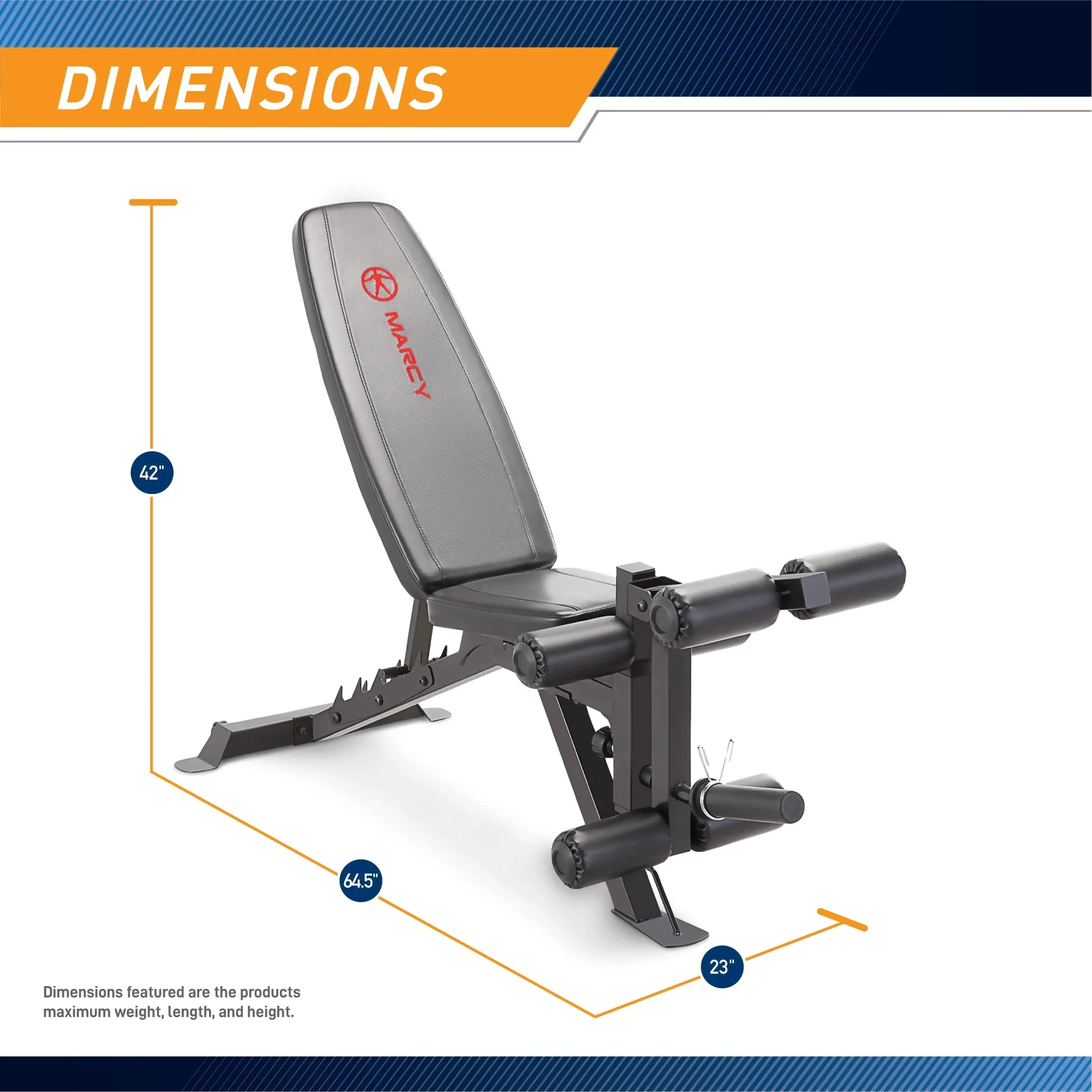 Marcy Deluxe Utility Weight Bench SB-350