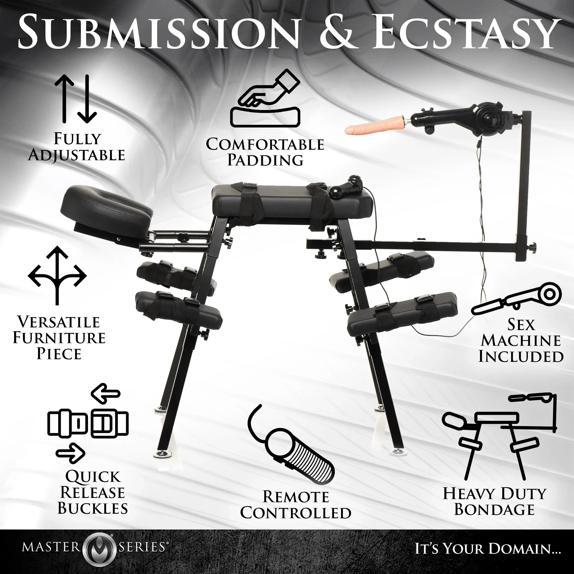 Master Series Obedience Bench and Sex Machine