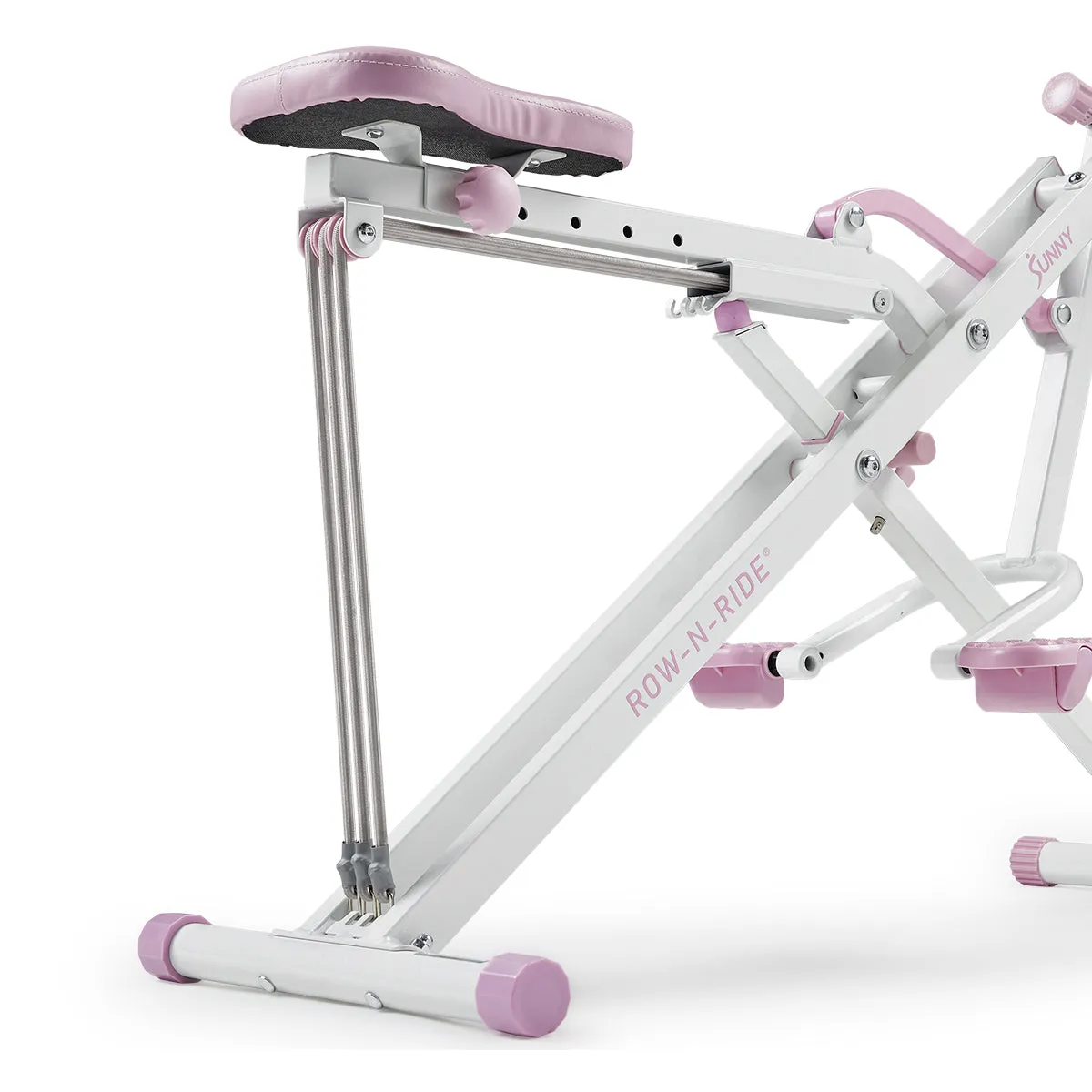 Pink Smart Upright Row-N-Ride® Squat Assist Trainer Machine for Abs and Glute Workout