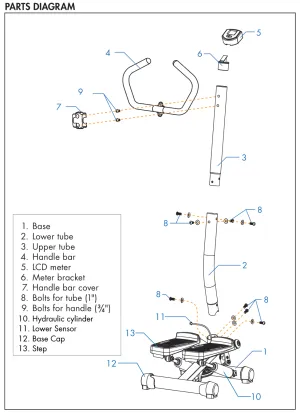 Pivot Stepper Parts