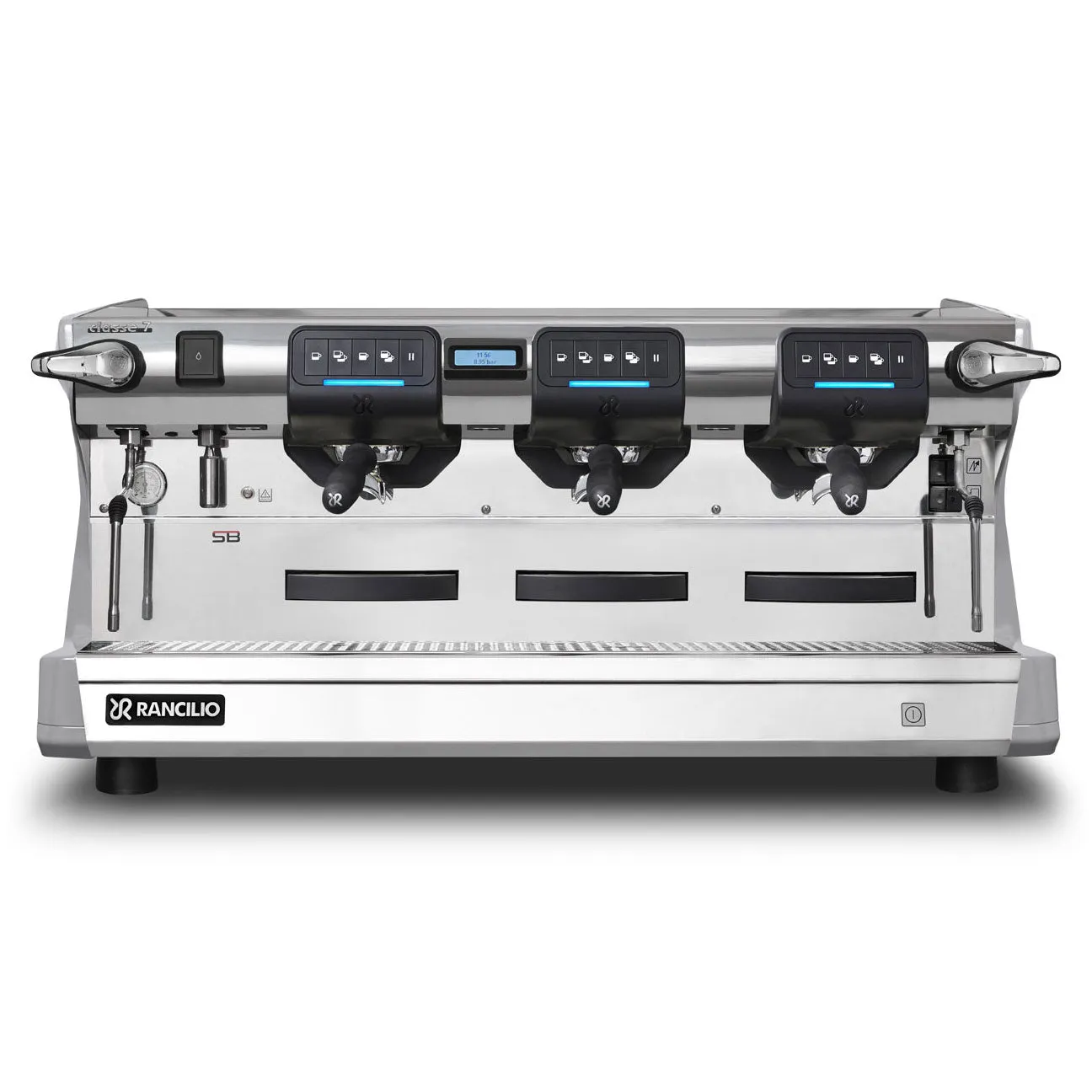 Rancilio Classe 7 USB Tall 3 Group Volumetric Espresso Machine - Grey