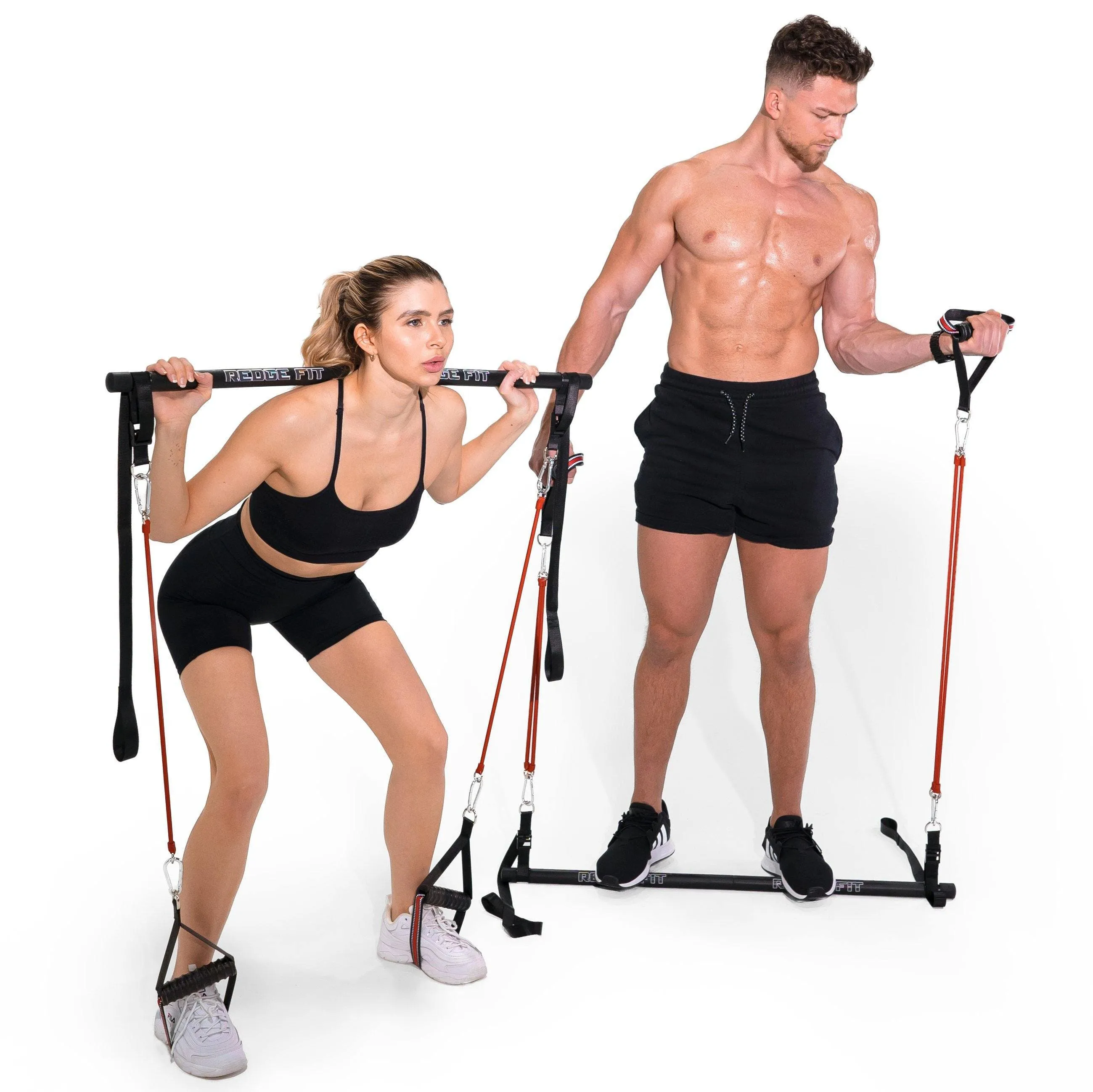 Resistance Band Work Out Bar