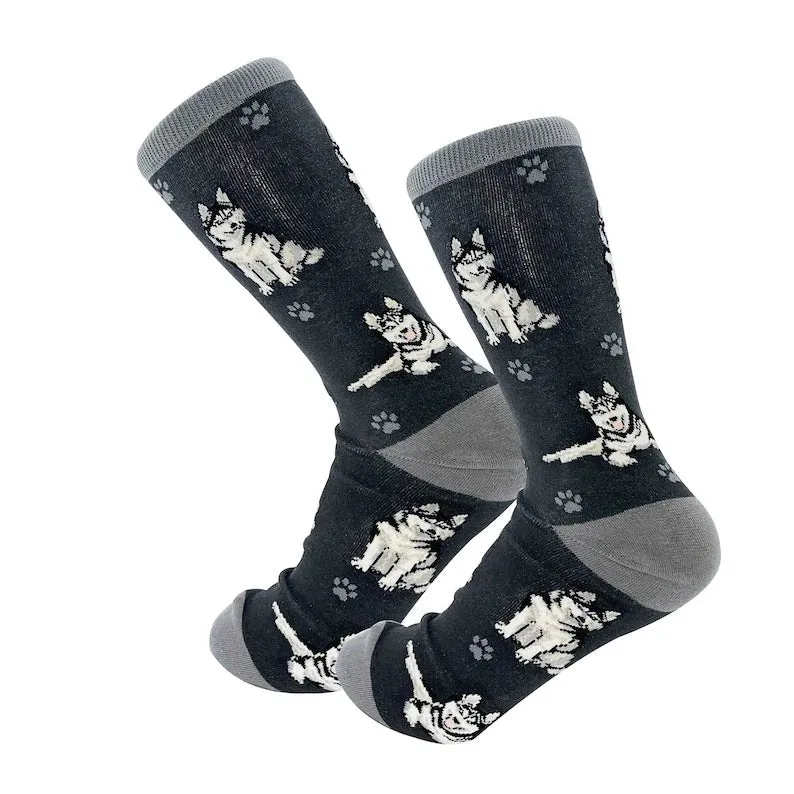 Siberian Husky Socks-Full Body