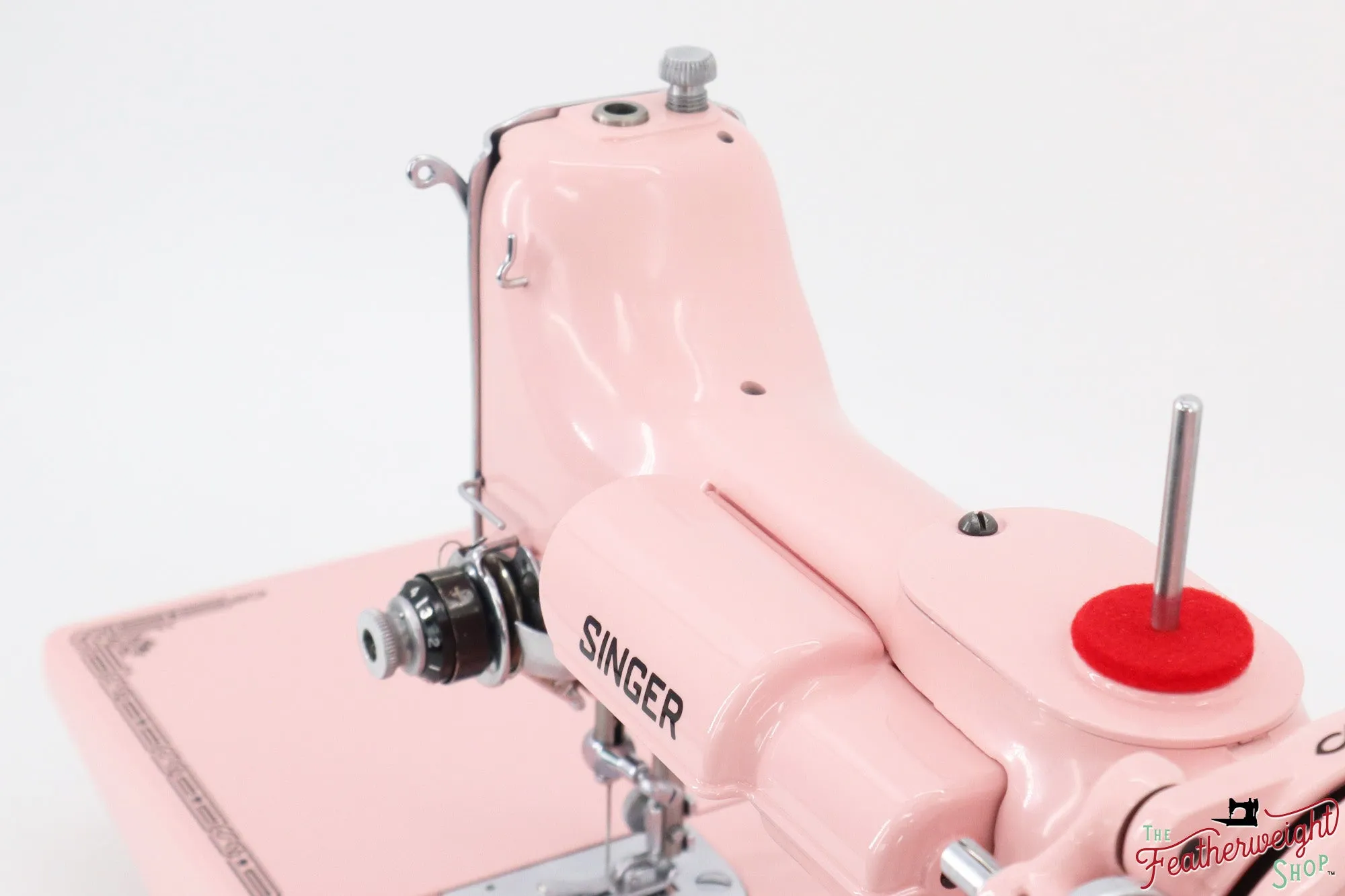 Singer Featherweight 221K, EF560*** - Fully Restored in Rosy Posy Pink