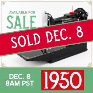 Singer Featherweight 221K Sewing Machine, 1950 - EF692***