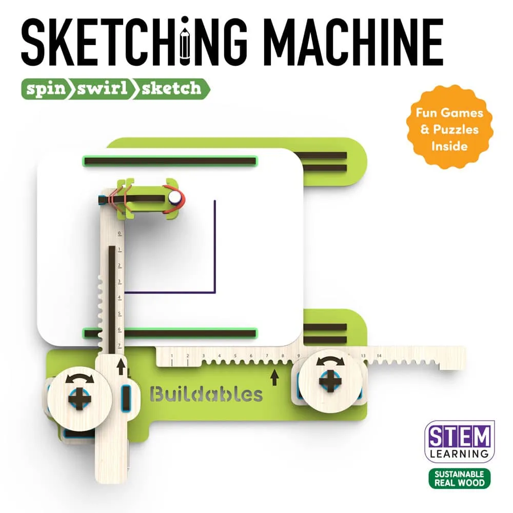 Skillmatics Buildables Sketching Machine DIY STEM Kit (8-99)