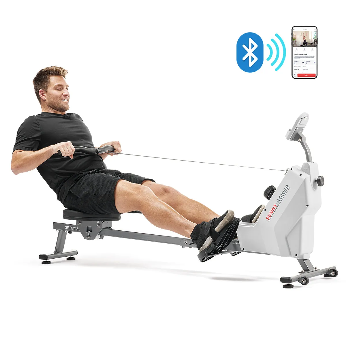 Smart Compact Magnetic Rowing Machine