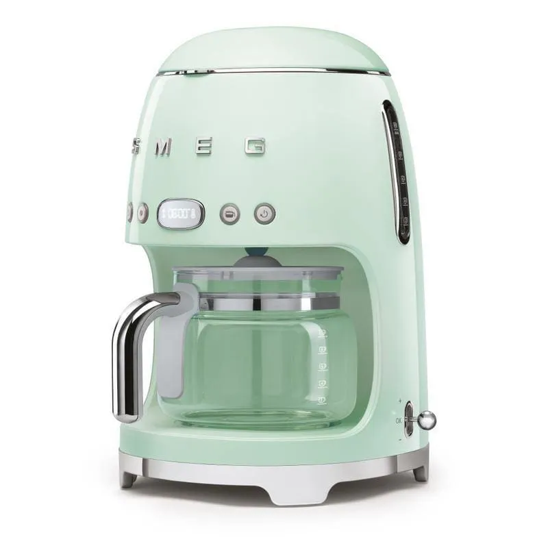 Smeg Drip Coffee Machine Pastel Green