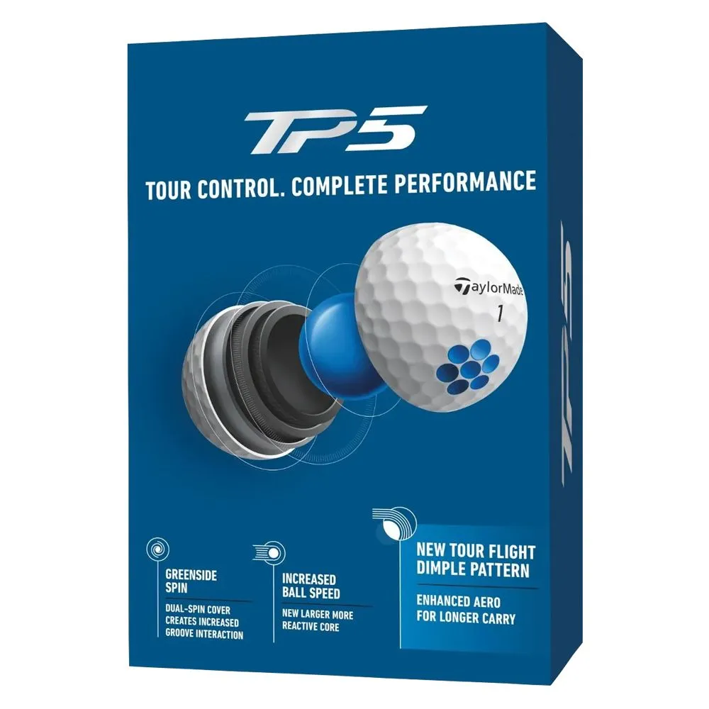 TaylorMade TP5 4 Dozen Golf Balls 2023