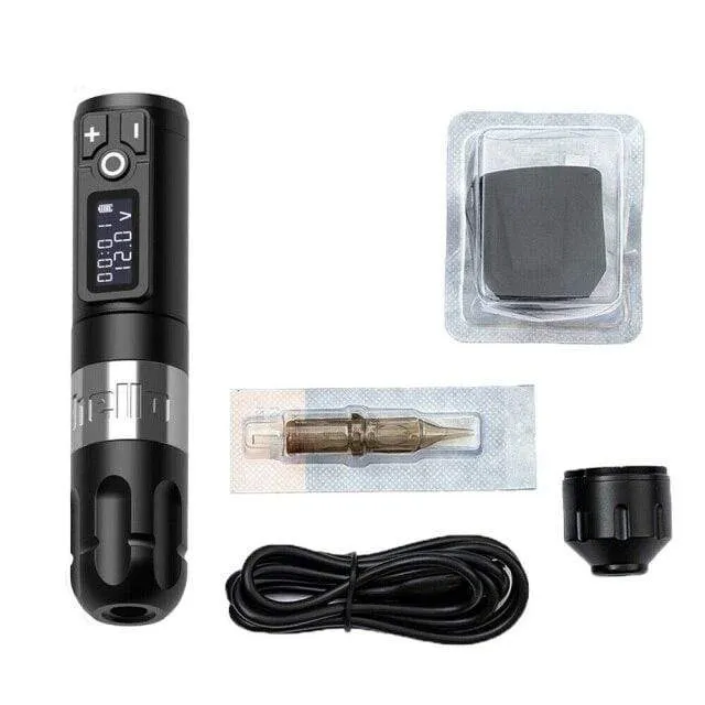 Wireless Rotary Tattoo Pen generation II Lithium Battery Rechargeable Tattoo Machine Gun Kits