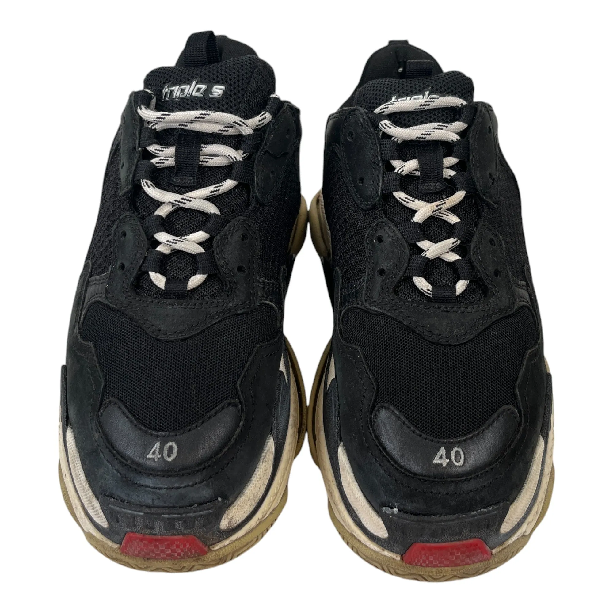 Women's Triple S Low Trainers Black Size EU 40 / UK 7